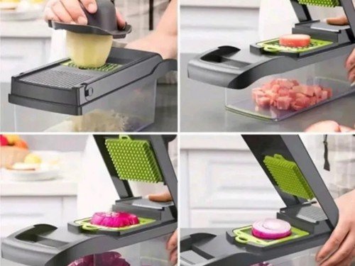 Mandolina 16 Piezas Picador Cortador Rallador De Verduras 16 pcs veggi