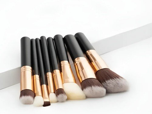 Brochas Pincel Set X 8 Para Maquillaje Make Up Rubor Sombras