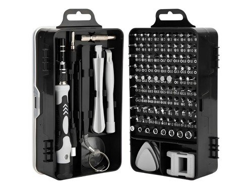 Kit Herramientas De Precision Puntas Destornillador 115 En 1