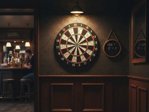 Tiro Al Blanco Juego De Dardos Tablero Reversible Premium