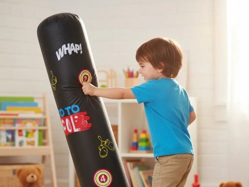 Punching Ball Inflable Juego Infantil Involcable Boxeo
