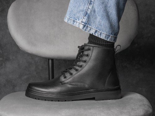 Bota Borcego cuero vacuno hombre | diseño urbano y comodo | Bourbon