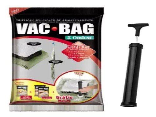 PACK DE BOLSAS BAC VAG BOMBA + MEDIANA + 2 GRANDES