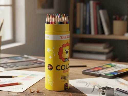 Set Lapices De Colores Surtido Tubo X 36 Lapiz Largo Escolar