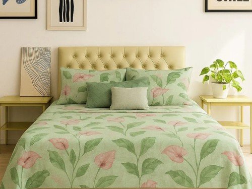 Sabanas 100% Algodón 1 1/2 Plaza Cacharel Premium Super Soft