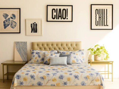 Sabanas 100% Algodón 1 1/2 Plaza Cacharel Premium Super Soft