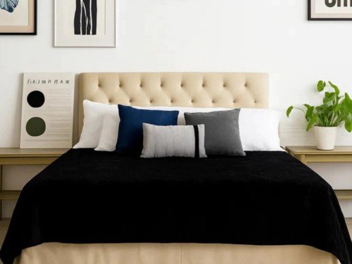 Frazada Con Corderito Manta Acanalada Flannel Plush Invierno