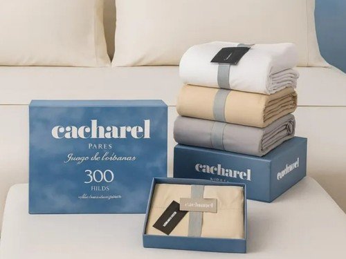 Sabanas Cacharel Queen 300 Hilos 100% Algodón