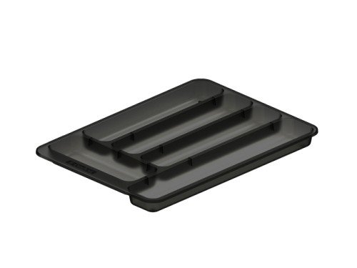 SET DE ESCURRIDOR DE VAJILLA CON ORGANIZADOR DE CUBIERTOS NEGRO