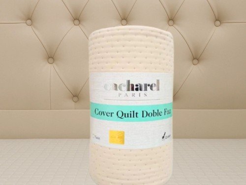 Cover Cubrecama 2 1/2 Plazas Liso Verano Liviano Reversible