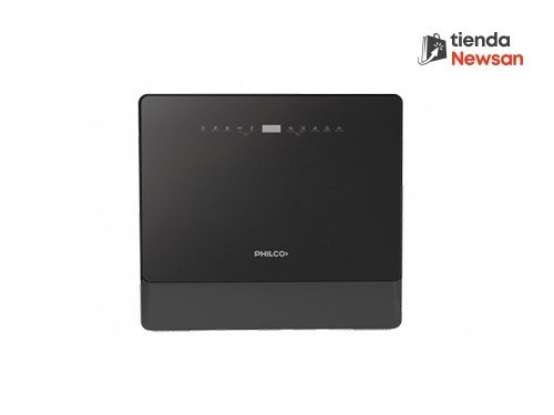 Lavavajillas Sobre Mesada Philco Set de 5 Cubiertos Negro