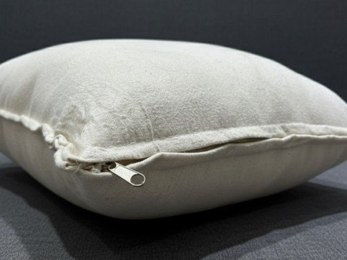 FUNDA DE ALMOHADON TUSOR CRUDO 45 X 45