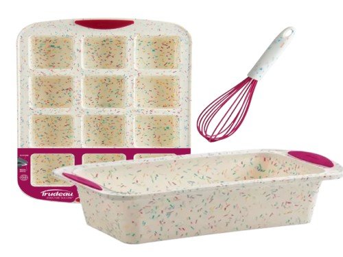 SET DE MOLDE DE SILICONA PARA 12 BROWNIES + MOLDE DE SILICONA CUADRADO