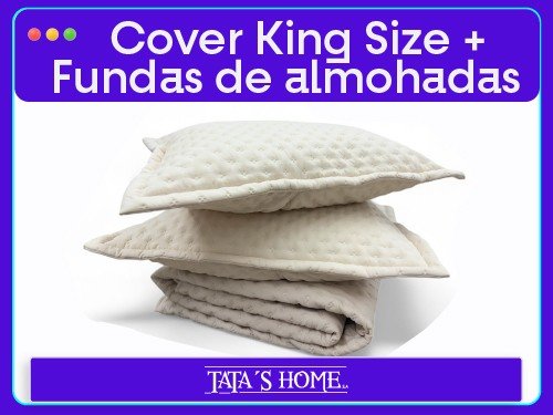 Cover Puntos Twin Size con funda 70x50