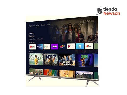 Smart Tv Sansei 55 Pulgadas 4K Google Tv