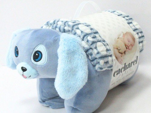 Frazada Para Cuna Funcional Con Peluche De Animalitos