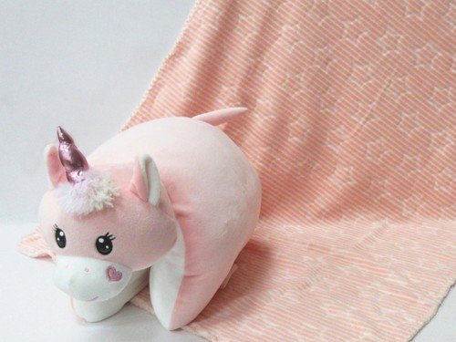 Frazada Para Cuna Funcional Con Peluche De Animalitos