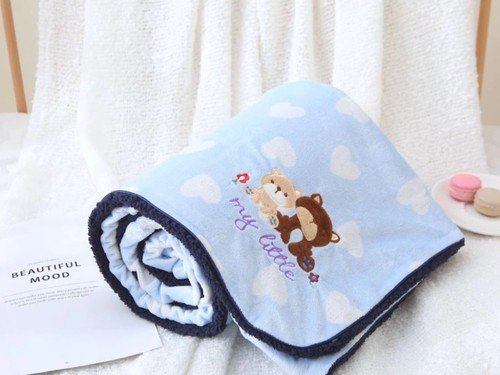 Frazada Manta Con Corderito Cacharel Para Cuna Funcional