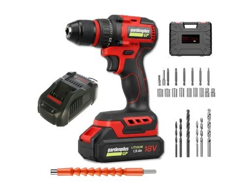 Taladro Atornillador Brushless Gp By Lusqtoff 18v Bateria