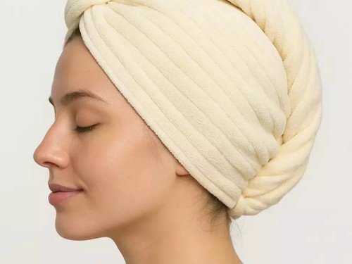 Toalla De Pelo Turbante Cofia Gorro Secado Rapido Microfibra