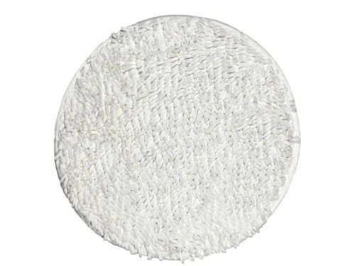 Alfombra Shaggy Redonda Baño Antideslizante Pelo Largo Suave