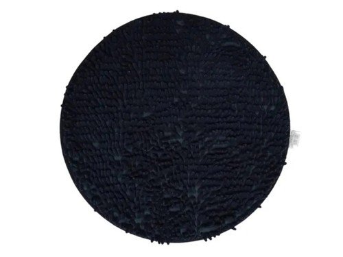 Alfombra Shaggy Redonda Baño Antideslizante Pelo Largo Suave