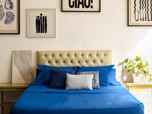 Juego De Sabanas Full Cacharel Percal 150 Hilos Premium