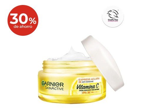 Crema Aclarante Express Garnier Skin Active 50 Ml.