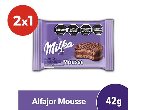 Alfajor Milka Simple Mousse 42 Gr.