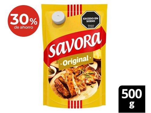 Mostaza Savora Original Doypack 500 Gr.
