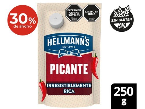 Salsa Picante Hellmanns 250 Gr.