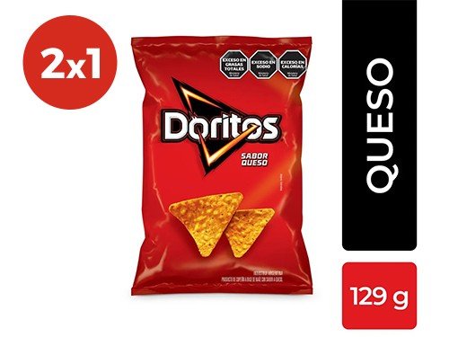Nachos Sabor A Queso Doritos X 129 Gr.