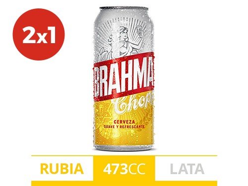 Cerveza Brahma Lata 473 ml.