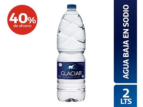 Agua Glaciar sin gas Botella 2 Lt.