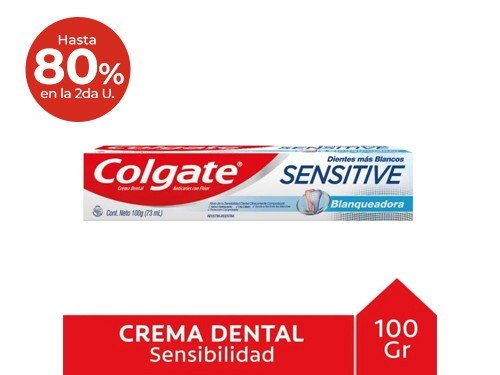 Pasta Dental Colgate Sensitive Whitening 100 Gr.