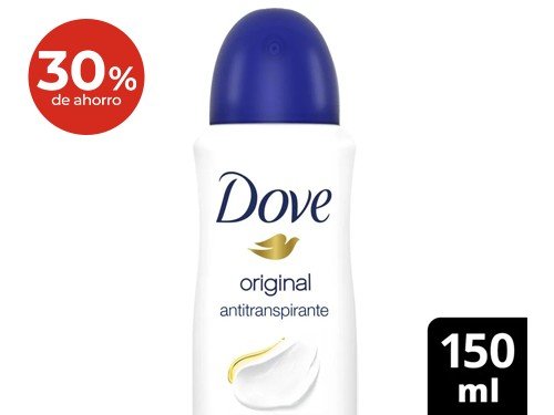 Antitranspirante En Aerosol Dove Original 150 Ml.