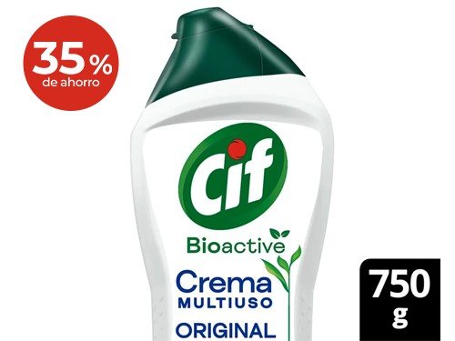 Limpiador En Crema Cif Bioactive Original 500 Ml.