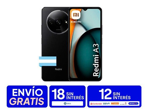Celular Redmi A3 Midnight Black Xiaomi