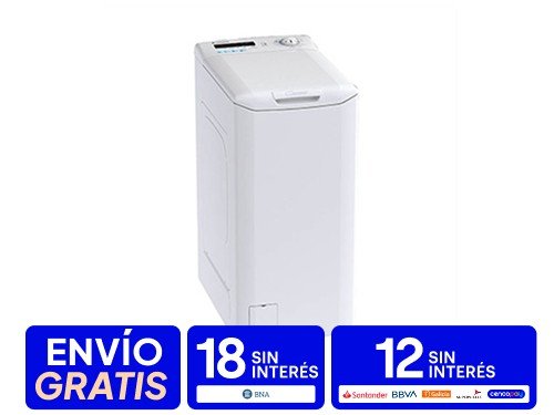 Lavarropas Carga Superior Cstg272d1 7 Kg Candy