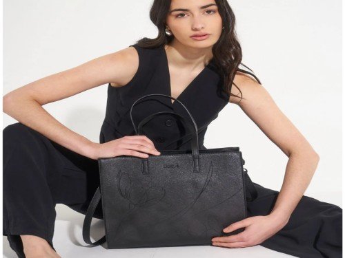 Cartera Tote Blaque Flowers Negro