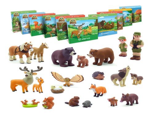 Pack x 10 Animales del bosque