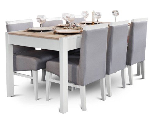 Juego de Comedor Xanaes con 6 Sillas Xanaes Shot Espácity