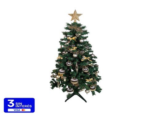 ARBOL N94 DECORADO 150CM 360 RAMAS