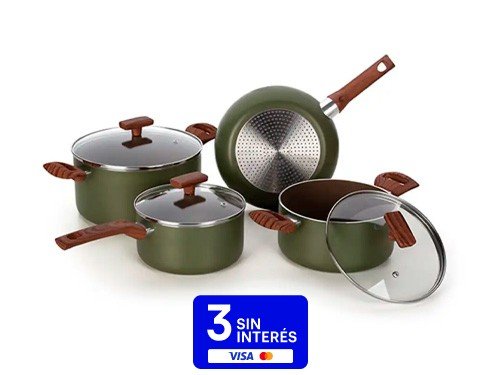 Set De Cocción 4 Piezas Multiflon