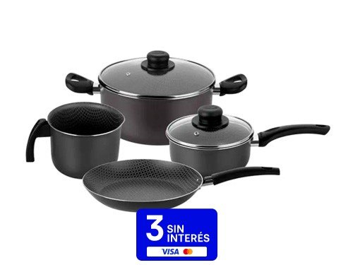 Set De Cocción 4 Piezas Multiflon