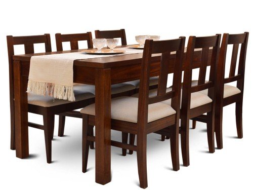 Juego de Comedor Euro con 6 Sillas Euro Shot Espácity