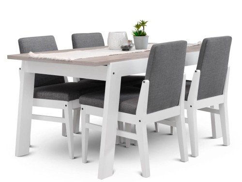 Juego de Comedor Bakú con 4 sillas Bakú Aspen Espácity