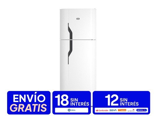 Heladera Con Freezer No Frost 300 Lts Blanca Gafa