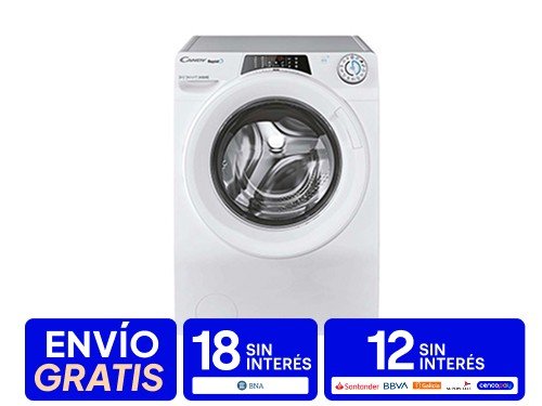 Lavarropas Inverter Carga Frontal 9 Kg Candy