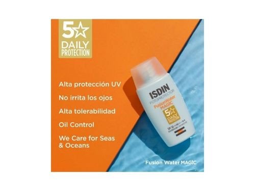 PROTECTOR SOLAR FPS 50 OIL CONTROL ISDIN FUSION WATER MAGIC 50ML